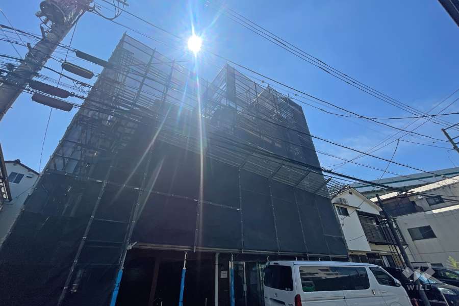 ライオンズマンション王子第6の外観（北西側から）※2024年12月現在、大規模修繕工事中