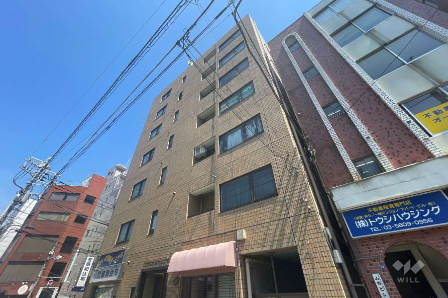 コスモ駒込の外観（北西側から）