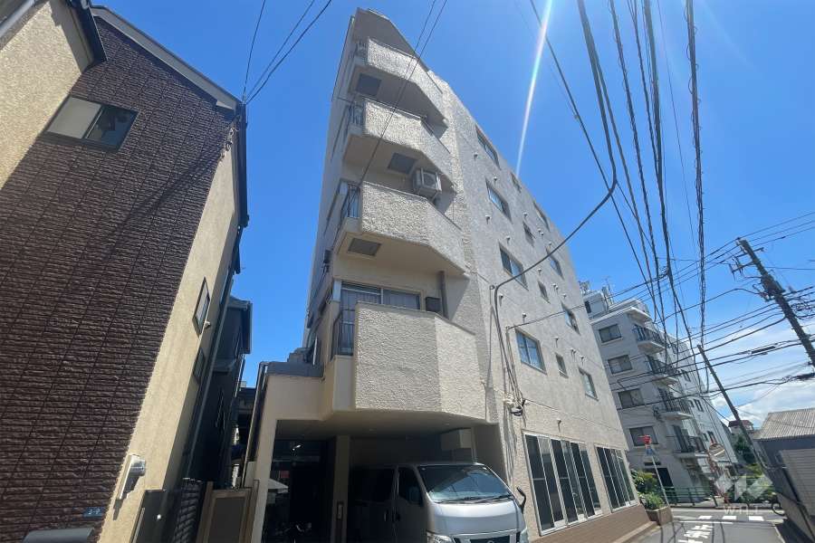 堤マンションの外観（北西側から）