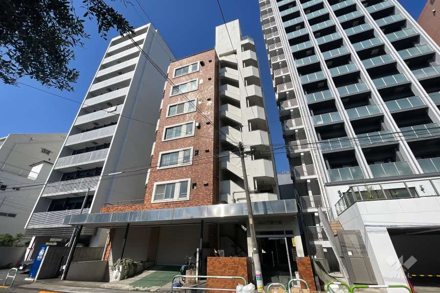 ハイツ東十条の外観（北東側から）