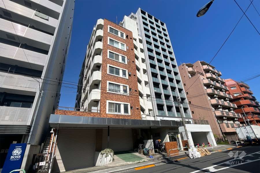ハイツ東十条の外観（南東側から）