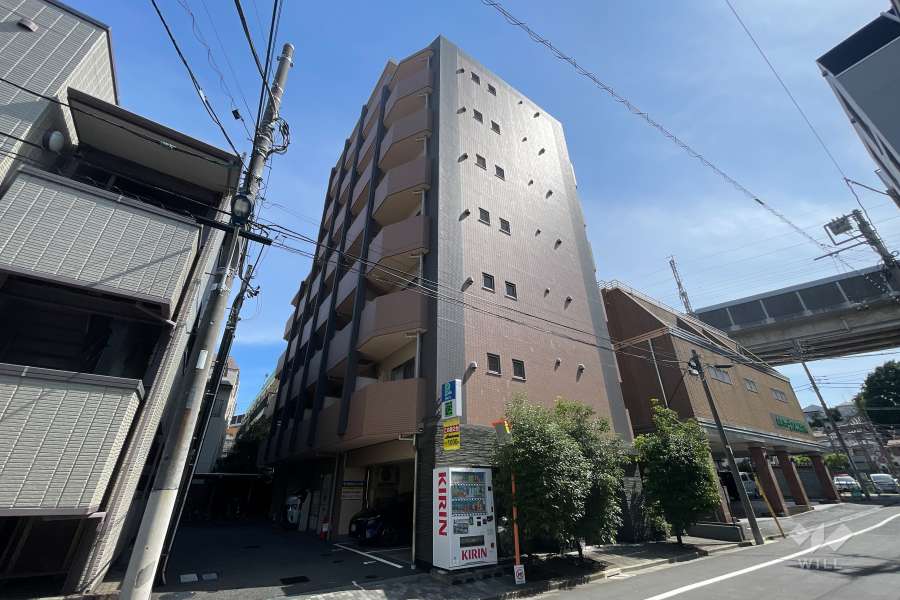 ステージファースト東十条の外観（北東側から）