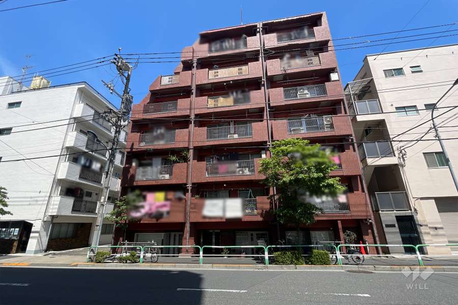 ワコー東十条ハイツの外観（南西側から）　