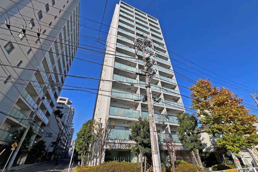 ザ・パークハウス赤羽イーストウイングの外観（南西側から）