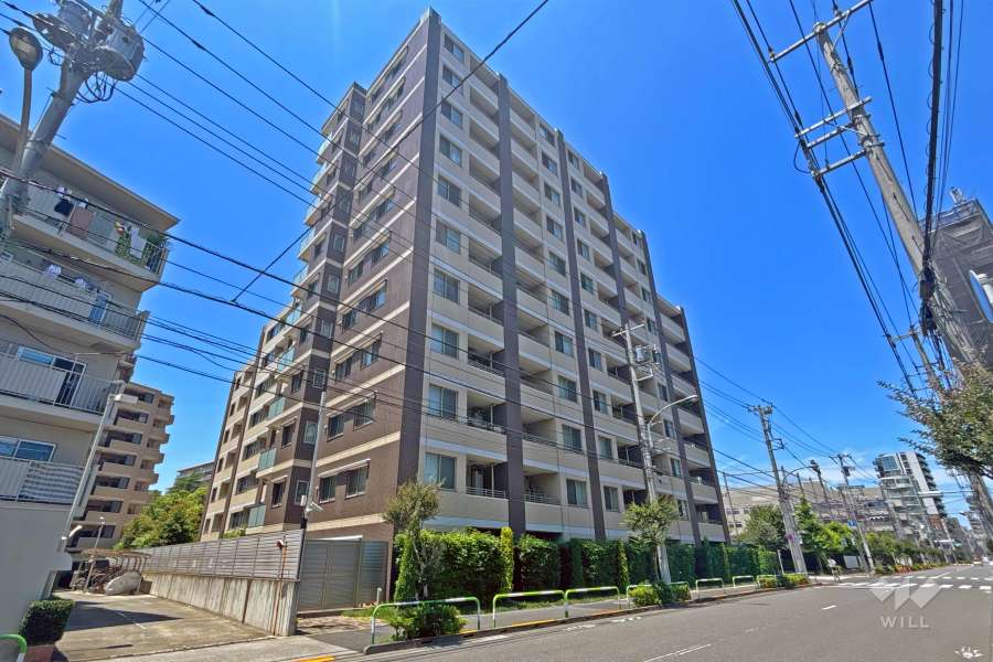 クレヴィア赤羽の外観（南東側から）