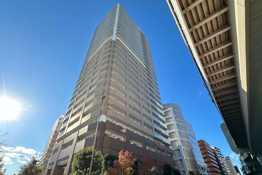 パークタワー滝野川の外観（北東側から）