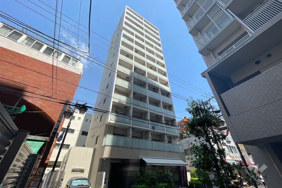 コンシェリア駒込アネックスの外観（西側から）　