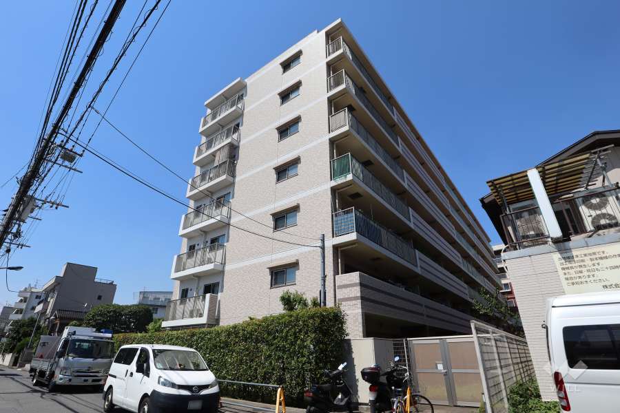 サンクレイドル浮間舟渡の外観（南西側から）