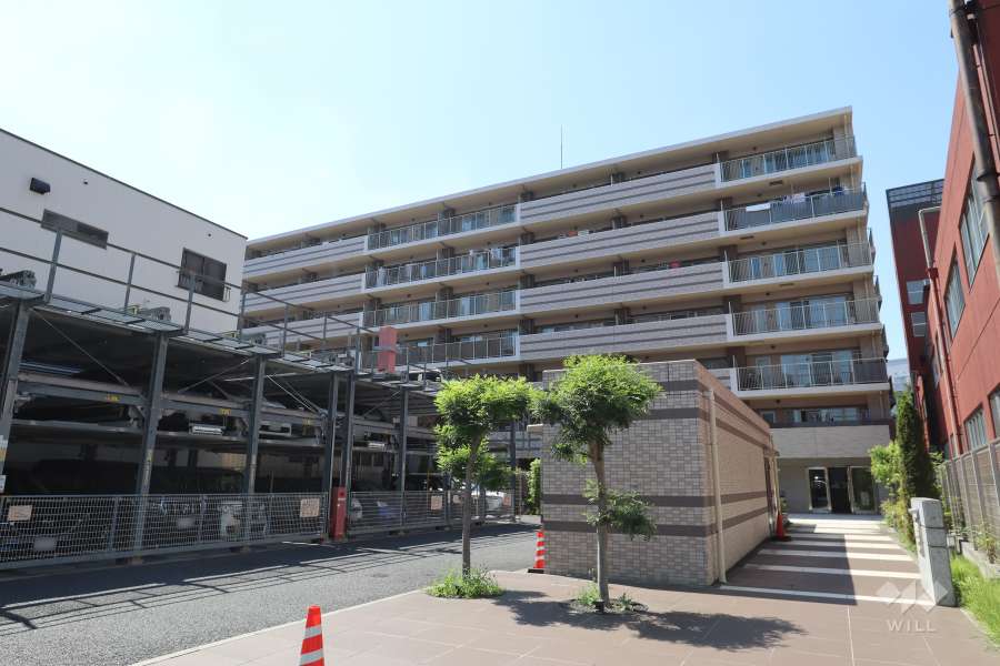 サンクレイドル浮間舟渡の外観（東側から）