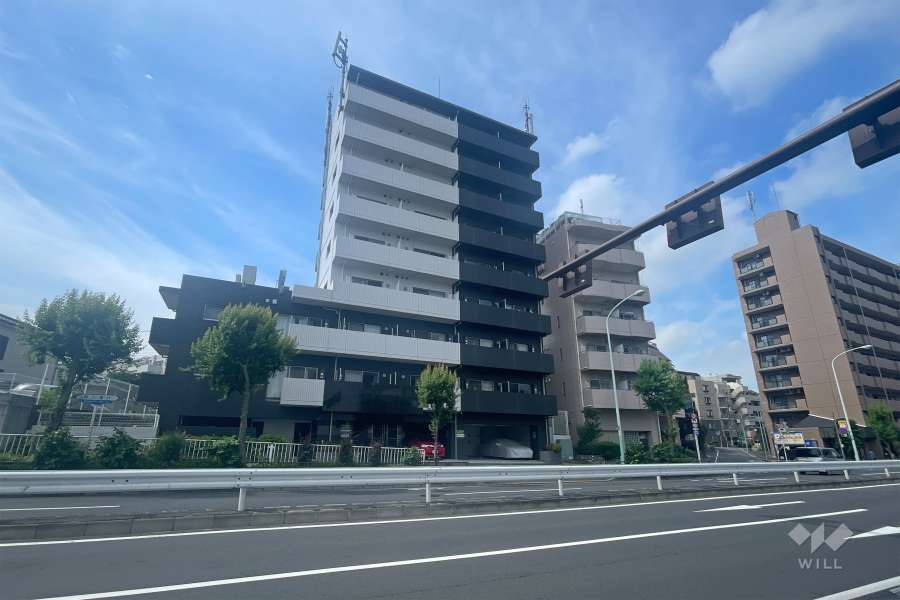 メインステージ赤羽北2の外観（北東側から）
