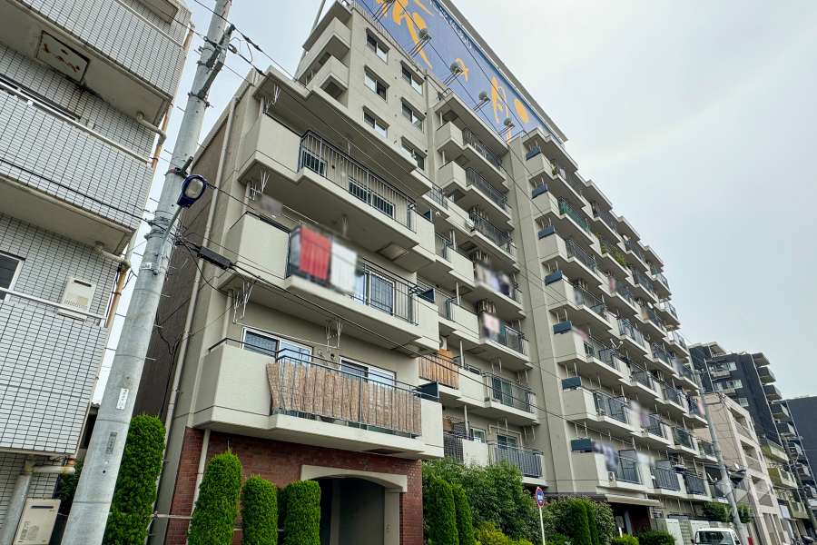昭和町グリーンハイツの外観（南西側から）