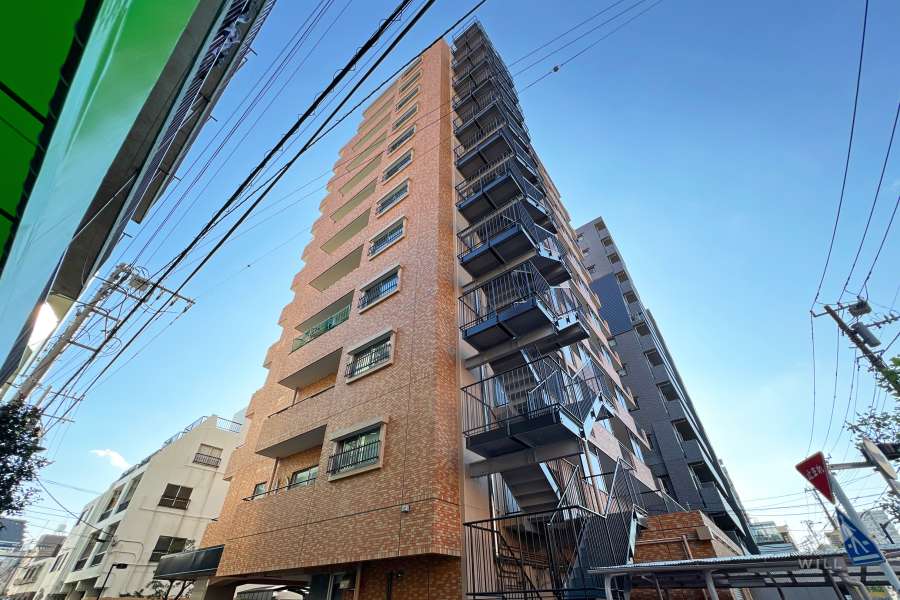 シンハイム第2東十条の外観（北東側から）