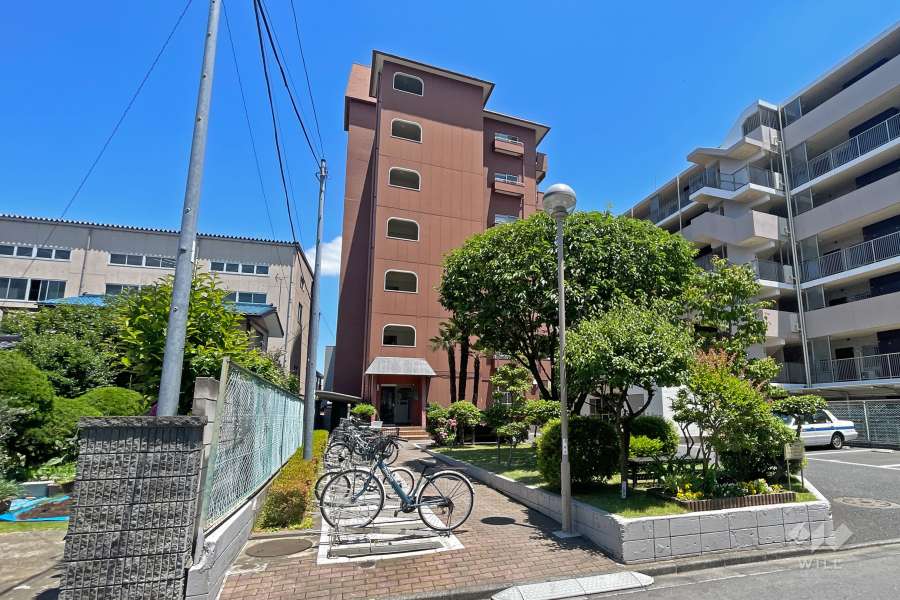 サンシュウ浮間コーポの外観（西側から）