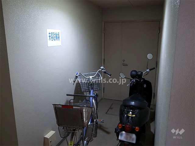 来客用の駐輪場