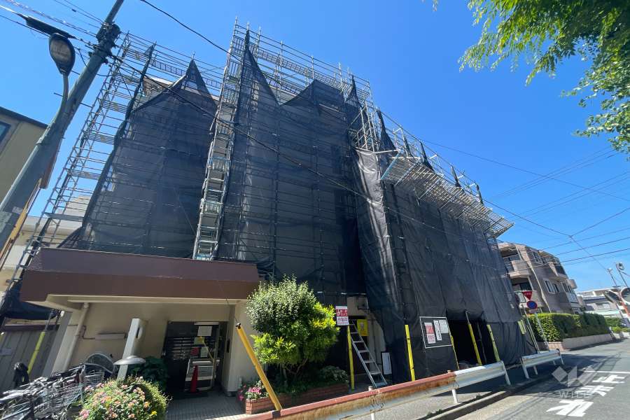 角一サンハイツ神谷の外観（北東側から）