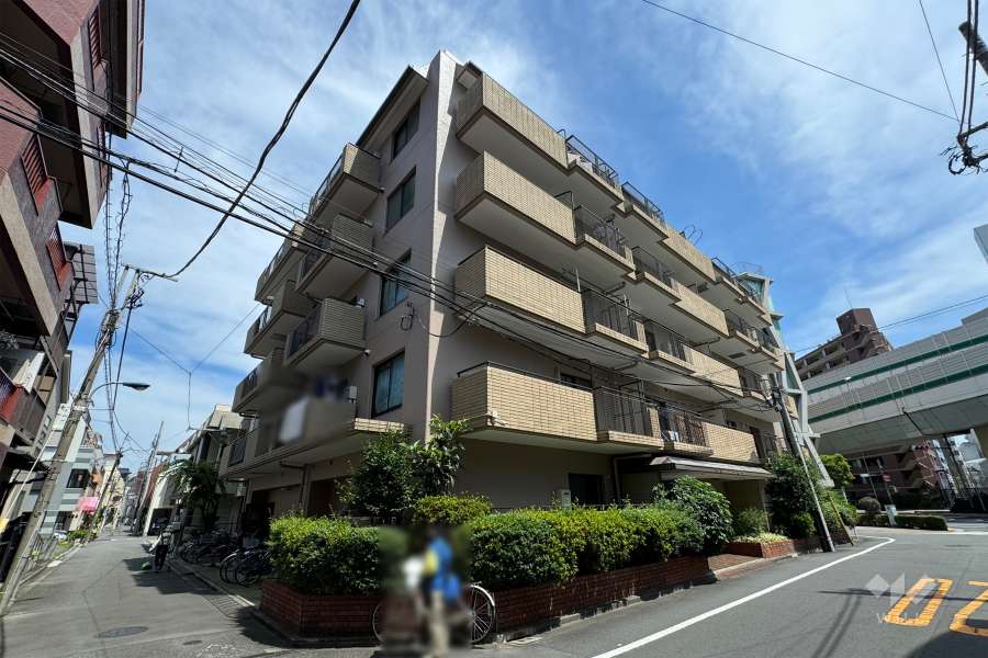 朝日プラザ王子の外観(北西側から)