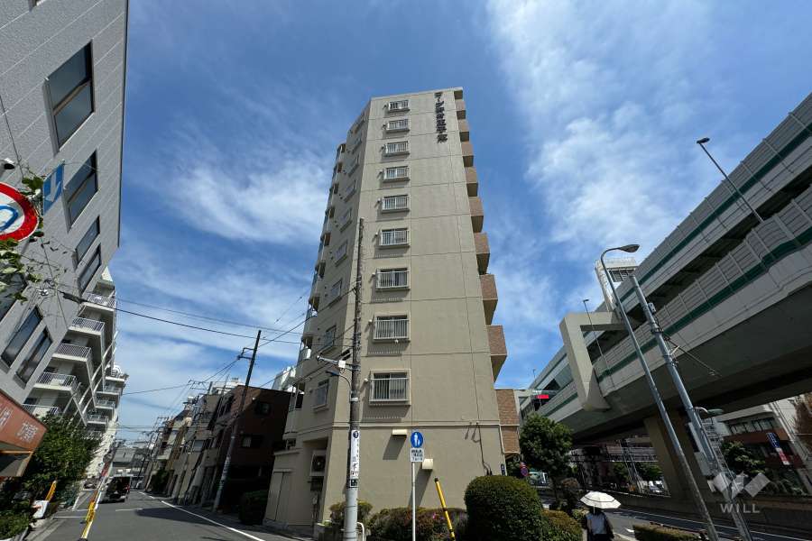 コープ野村王子東の外観（北側から）