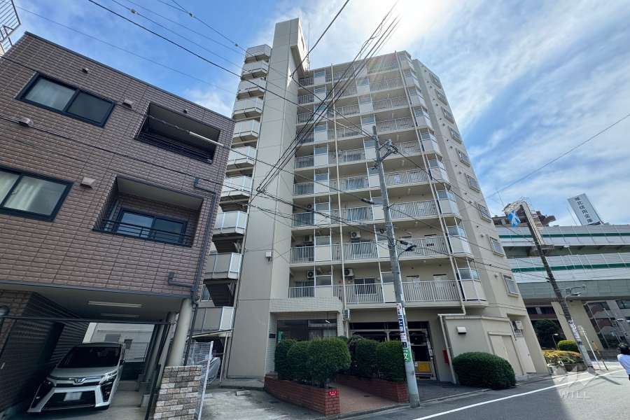 コープ野村王子東の外観（北東側から）