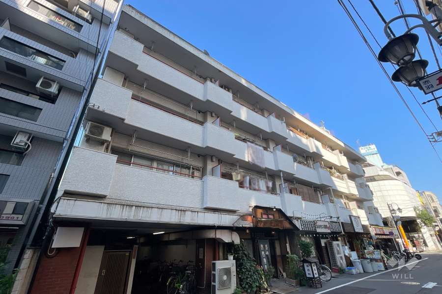 グリーンキャピタル赤羽の外観（北西側から）