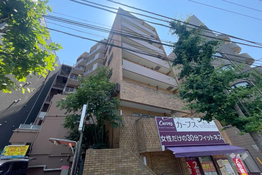 リッシェル飛鳥山の外観（北東側から）