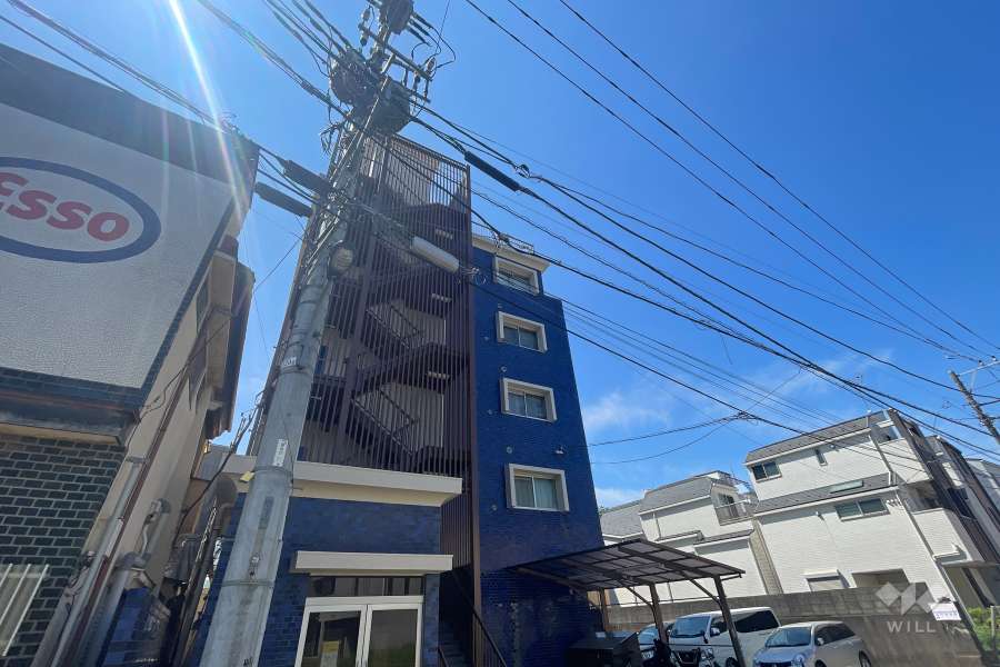 リーフハイツの外観（北東側から）