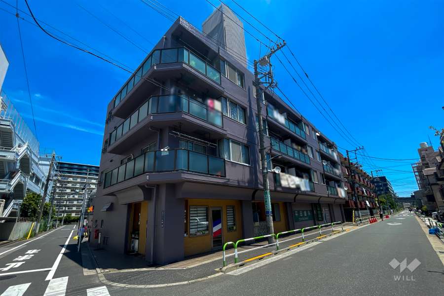 ヴェラハイツ赤羽の外観（南西側から）
