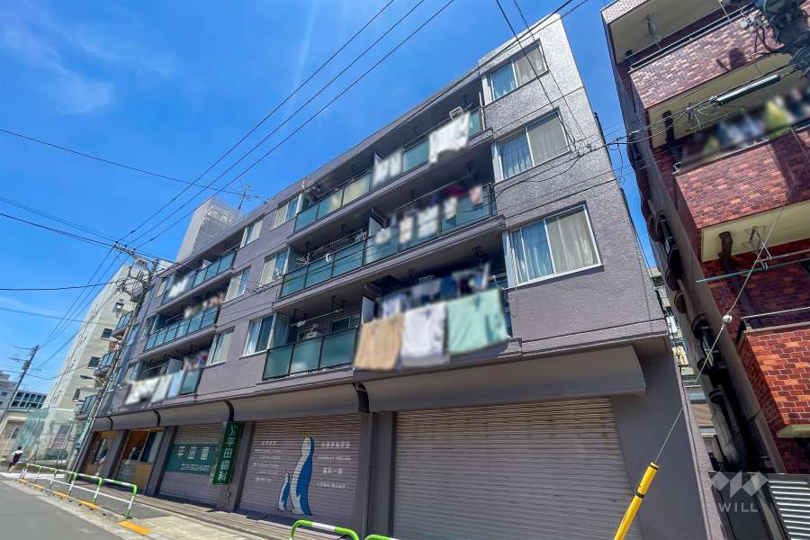 ヴェラハイツ赤羽の外観（南東側から）