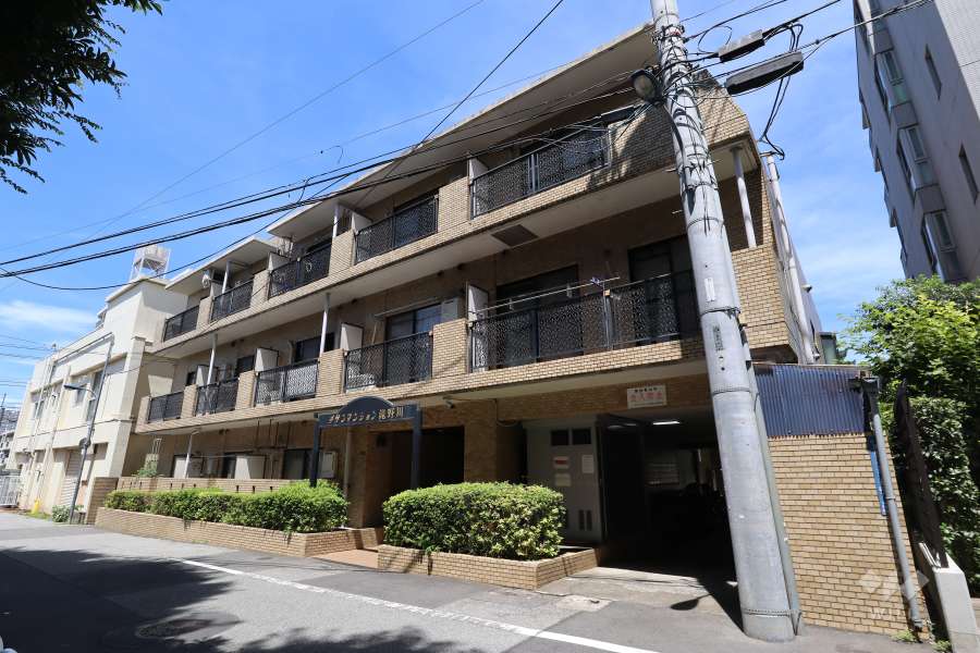 チサンマンション滝野川の外観（南東側から）