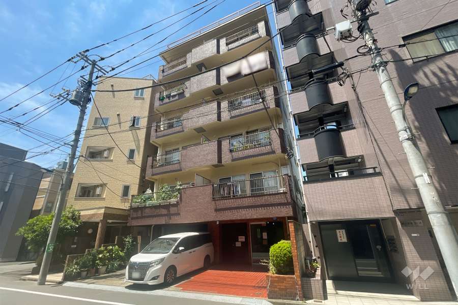 リーフハイツ徳栄の外観（北東側から）