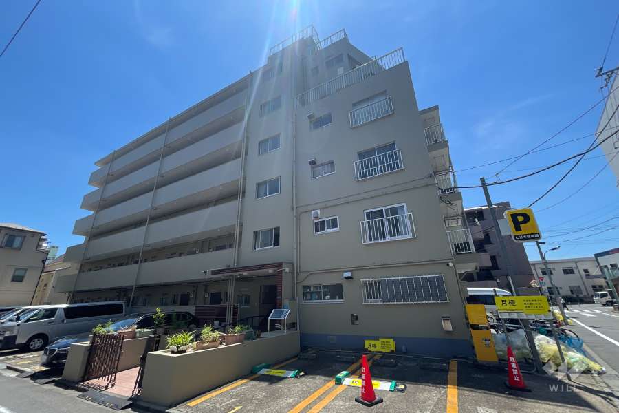 マルヨネマンションの外観（北西側から）