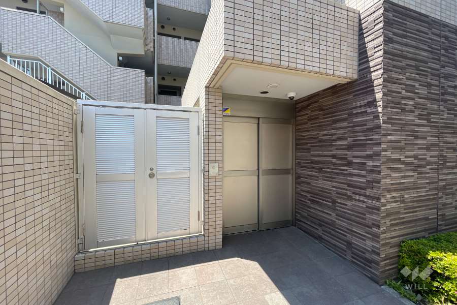 駐輪場の出入り口