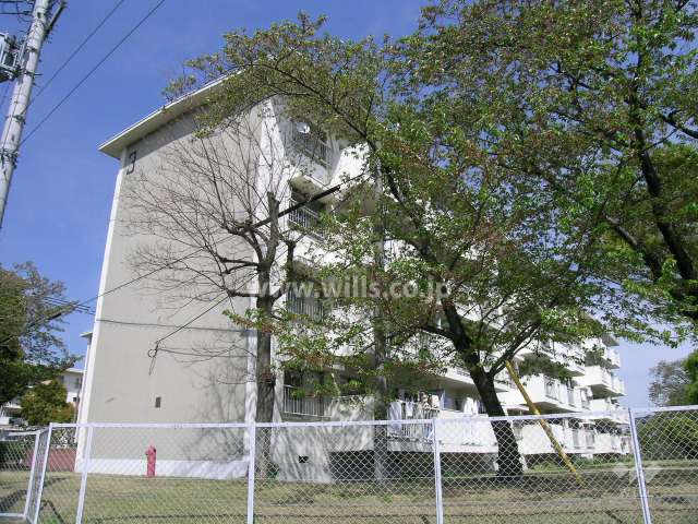 公団石澄住宅3号棟の外観