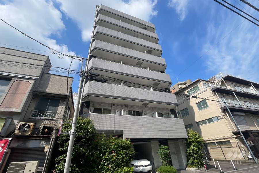 ラフィスタ尾久駅前の外観（北東側から）