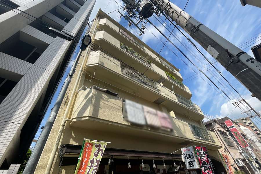 野村マンションの外観（北東側から）