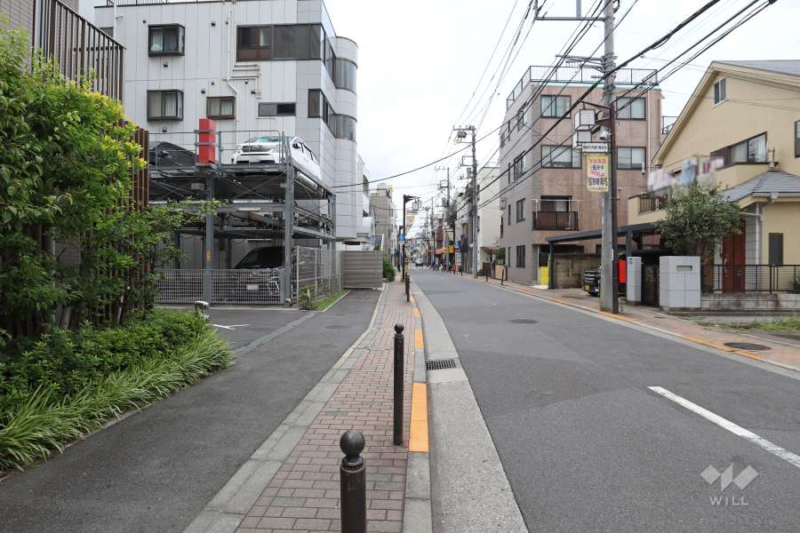 敷地北側の前面道路　　