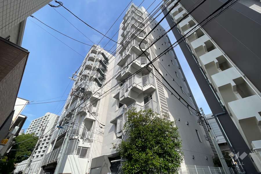 レーヴ飛鳥山フェルクルールの外観（北西側から）