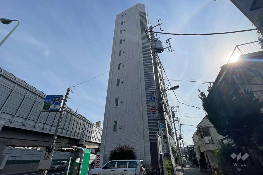 レーヴ飛鳥山フェルクルールの外観（北東側から）