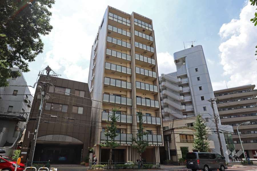 ウィルレーナ西ヶ原の外観（北東側から）