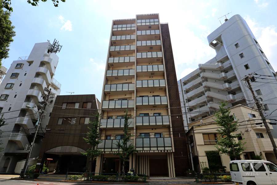 ウィルレーナ西ヶ原の外観（北東側から）