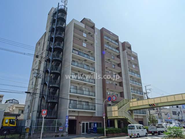 ラ・レジダンス・ド・江坂の外観（北東側から）