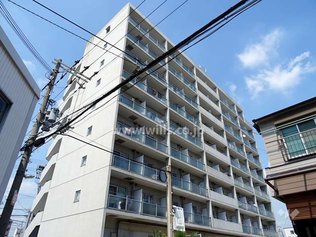 ラ・レジダンス・ド・江坂の外観（南西側から）
