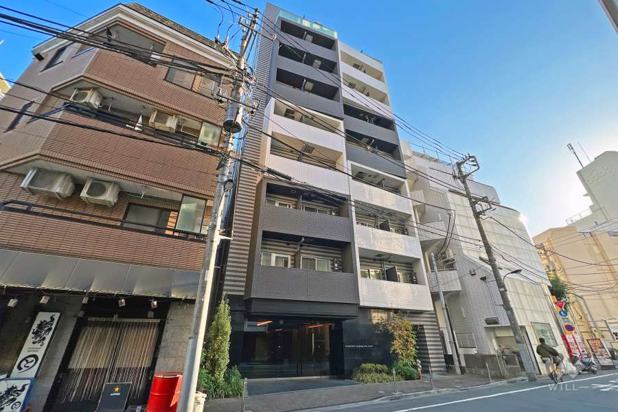 ステージファースト赤羽アジールコートの外観（北側から）