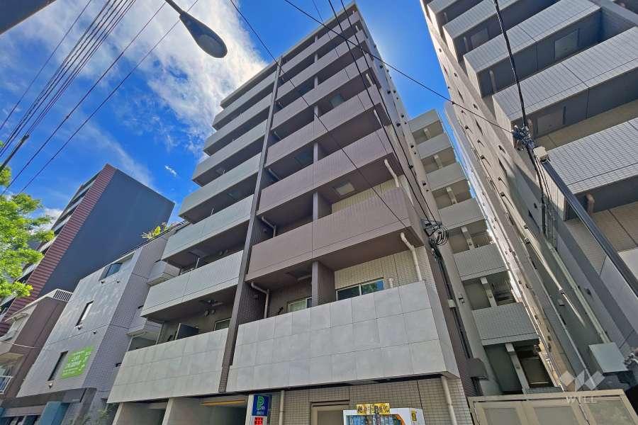 ルフレグランディール赤羽の外観（北東側から）