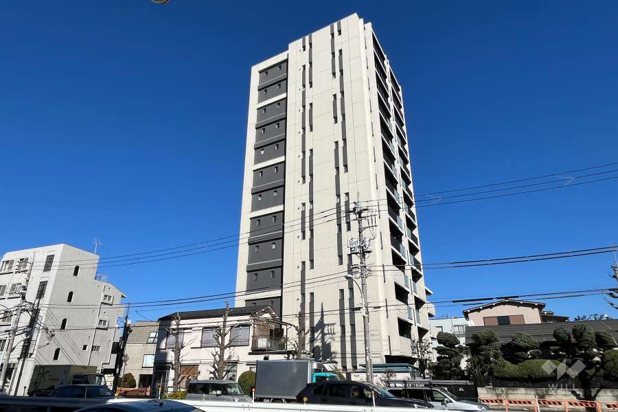クリオラベルヴィ赤羽東の外観（南西側から）