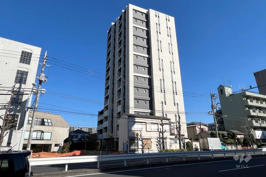 クリオラベルヴィ赤羽東の外観（北西側から）