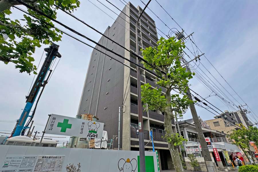 ディアレイシャス尾久駅前（北東側から）