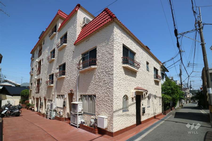 夙川ビラーの外観（西側から）
