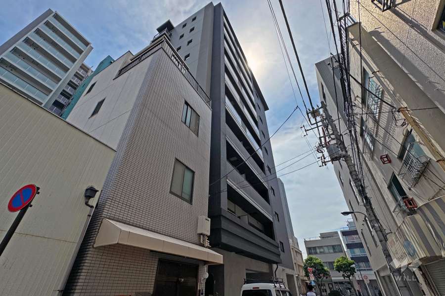 オープンレジデンシア王子の外観（北東側から）