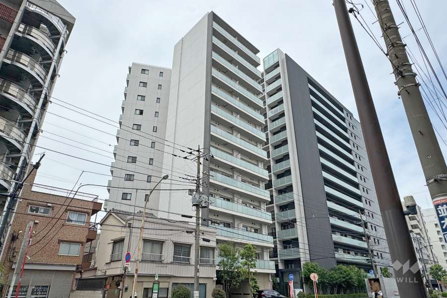 リビオレゾン田端の外観（北東側から）.