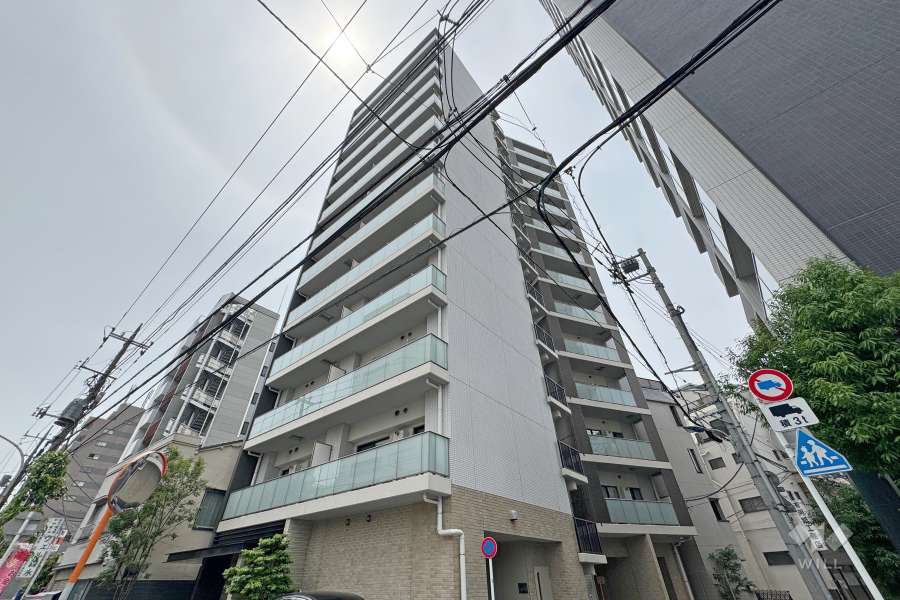 リビオレゾン田端の外観（北西側から）